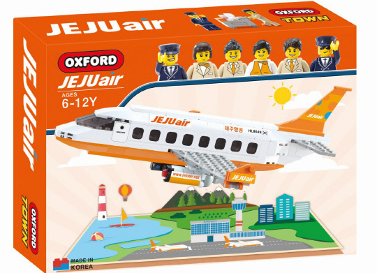 제주항공의 옥스포드 비행기 브릭.<제주항공 제공>